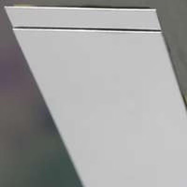 Decorative Metal Sheet, 34 ga Thick Material, 4 in W, 10 in L, Tin, Bright, K&S Precision Metals, Mfr#: 254